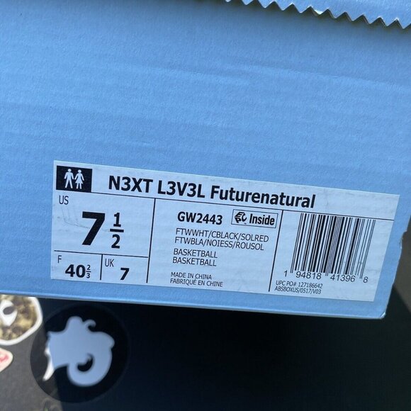 Adidas N3XT L3V3L Futurenatural "TOKYO" Cloud/White/Blk/Solar/Red Size‎ 7.5 - Picture 10 of 10